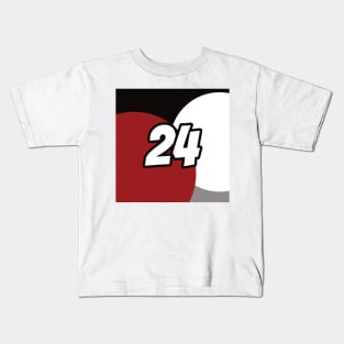 Zhou Guanyu Coloured Circles - Driver Number Kids T-Shirt